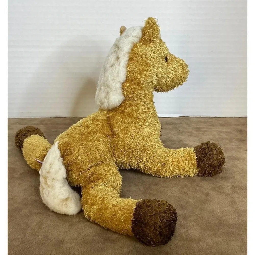 Douglas Cuddle Toys Horse Plush Tan‎ Brown Hooves White Mane 16